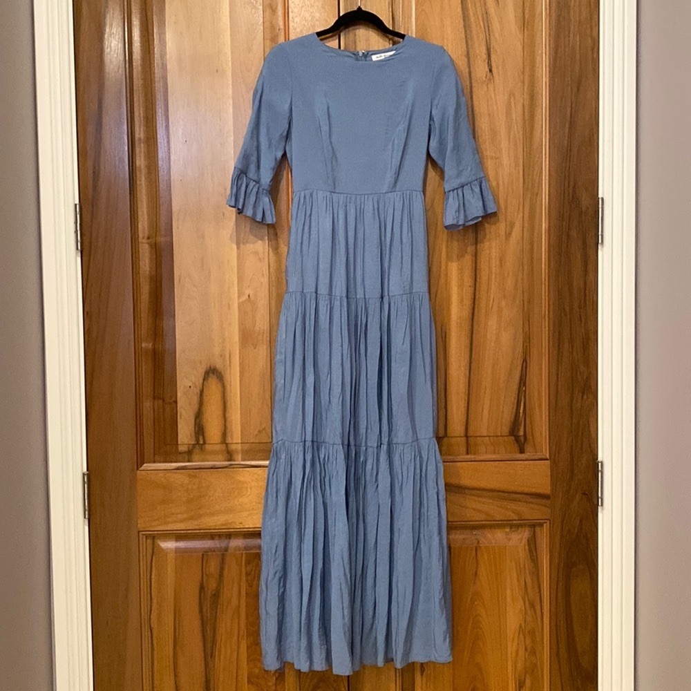 Blue Prairie Dress - Hello Honey by Cassidy McBride - S, VGUC